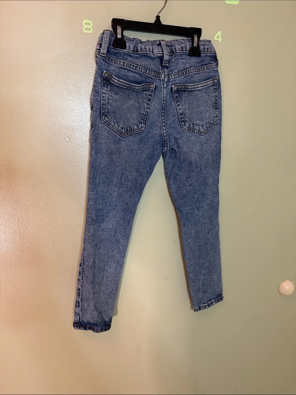 GAP Light Wash Skinny Paperbag Waist Jeans - Blue